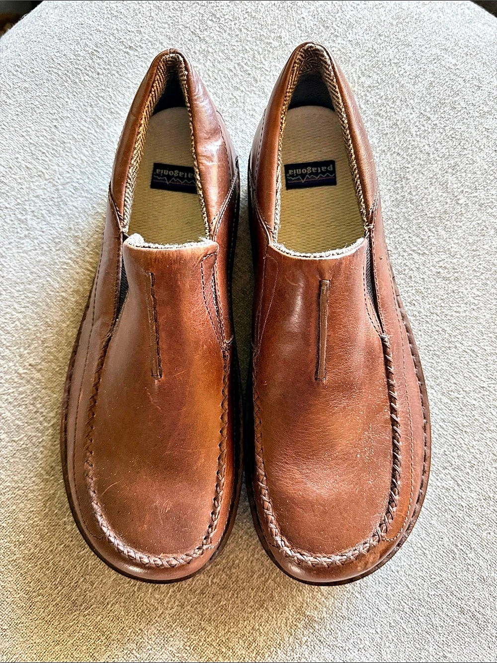Patagonia M's Pau Walnut Leather Loafers Brown US 12